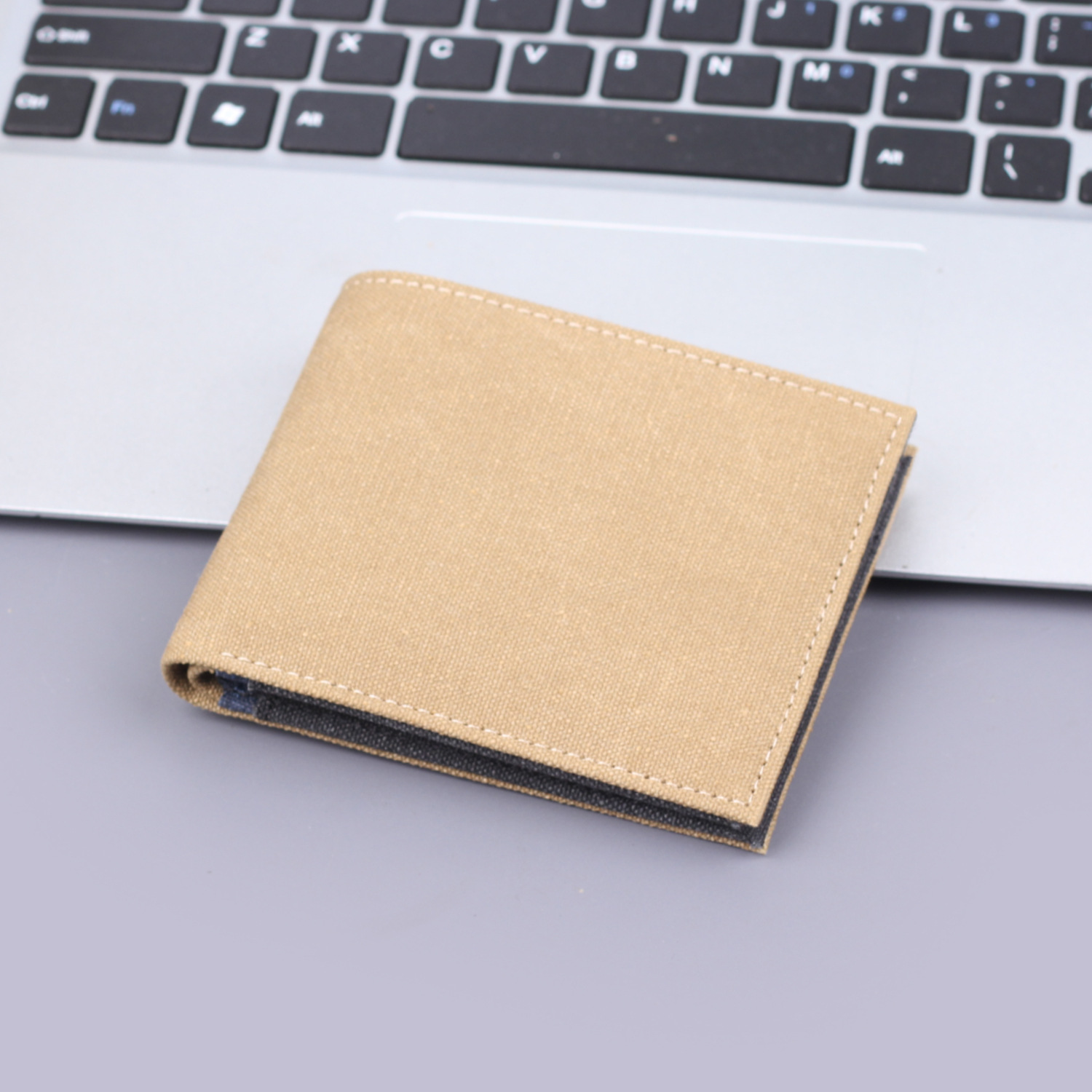 Cartera corta de lona para hombre Venta caliente de comercio exterior Nuevo estilo Wallet man Cartera para hombre 9 posiciones para tarjeta Cartera para hombre