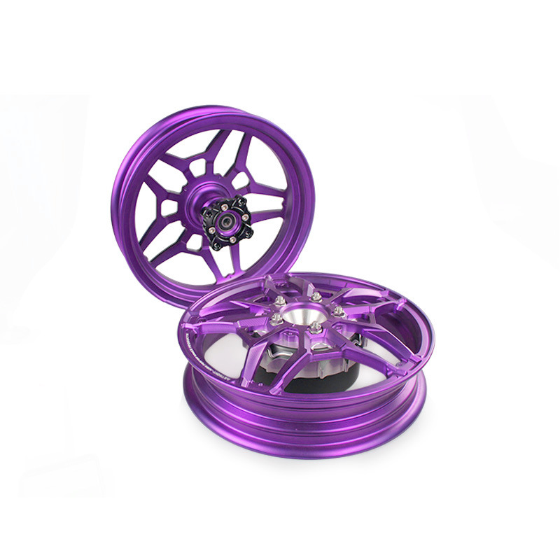 Suitable for Honda Giorno 125 Motorcycle Front and Rear Wheel Hubs Cnc Aluminum Alloy Thickened Wheel Rim Assembly Modification