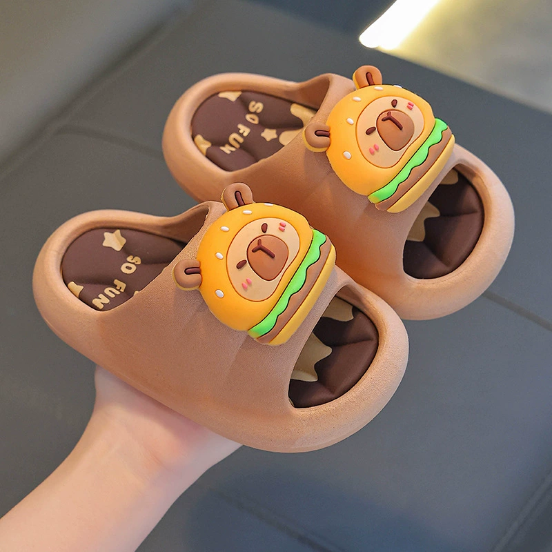Капибара Летние детские холодные тапочки для мальчиков