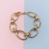 Fresh accessory, fashionable chain, metal bracelet, European style, simple and elegant design