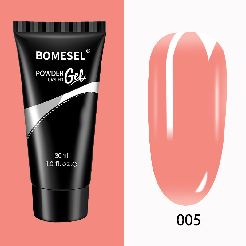Pegamento para extensión de uñas, bandeja sólida sin papel, extensión rápida, modelo de cristal, fototerapia de uñas, pegamento de cristal, 30ML, venta al por mayor