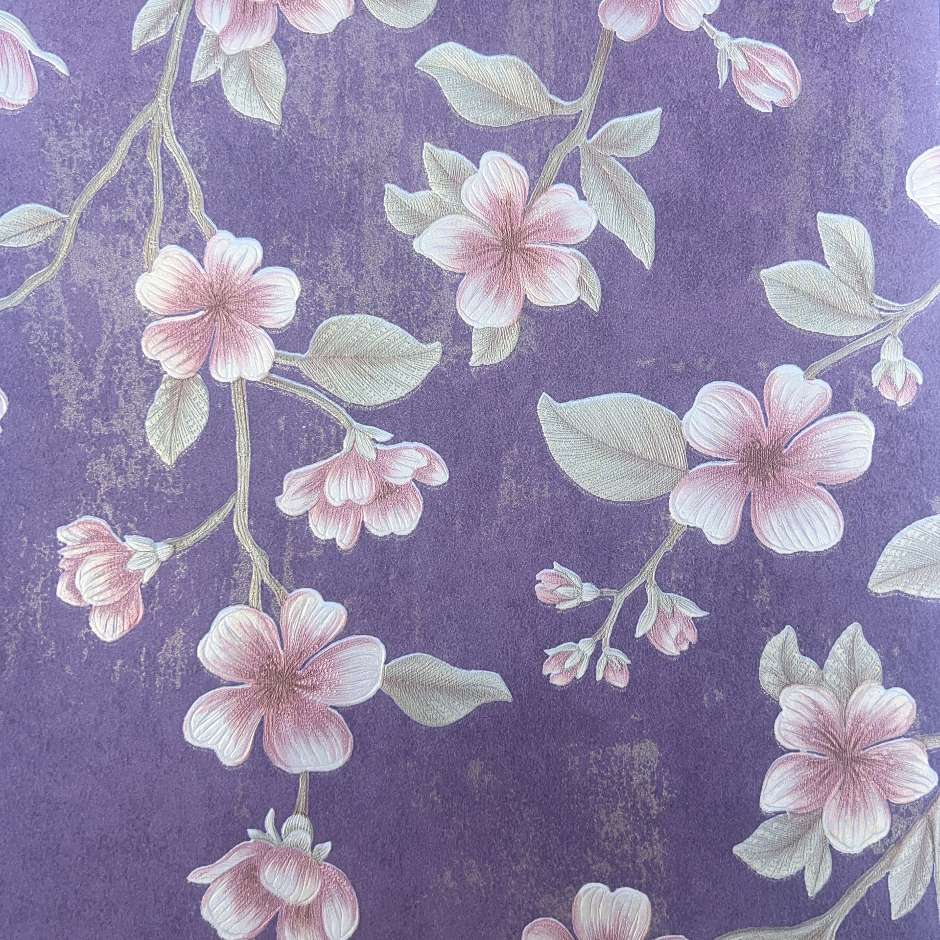 Pamela de alta calidad de la serie de impresión de bordes de melocotón de papel de embalaje de flores nuevos estampados en relieve de papel de arte de papel de embalaje de flores