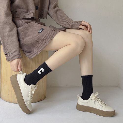 2024 Autumn/Winter Middle Calf Socks for Women and Men, Letter College Style Sports Socks, Couples Wholesale, Zhuji Matchable Casual Socks