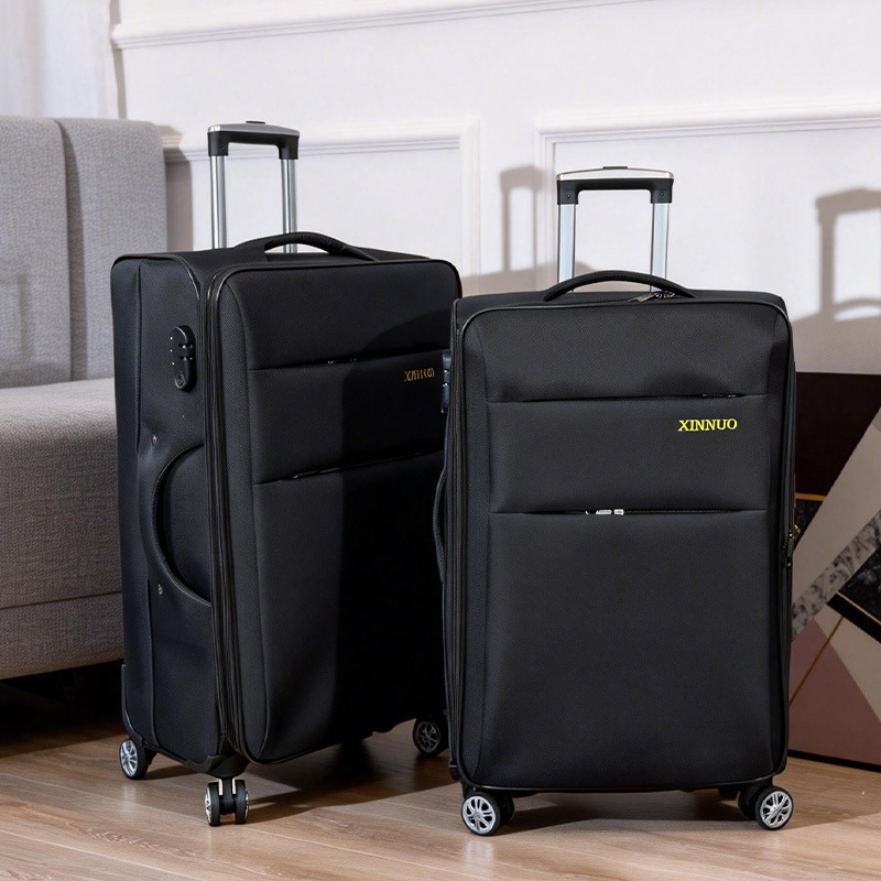 Cross-Border Distribution of Luggage, Small Trolley Suitcase, Silent Password Lock Suitcase, Student Set, Small 18inch Carry-On Suitcase with Free Shipping