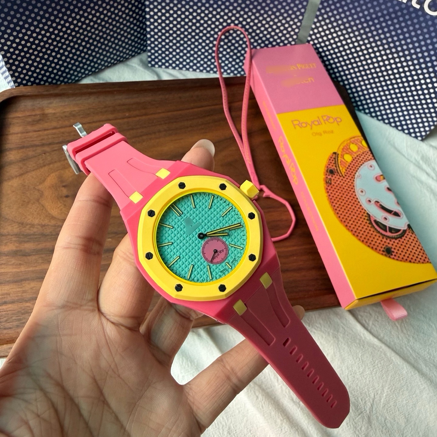 Cross-Border New Model Collaboration Watch, Royal Octagonal Pendant Watch, Ap Style New Product, Sw Hot-Selling Neck-Hanging Watch, Quartz, In-Stock Wholesale