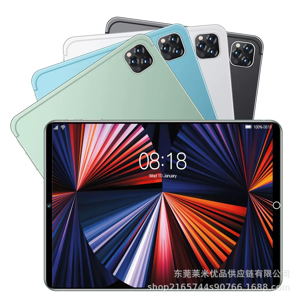 In-Stock Tablet Computer 2-in-1 10.1inch Android Smart E-Commerce Gps Dual Sim 4g Lightweight and Portable