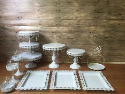 De estilo europeo de la boda mesa de postre soporte de exhibición de hierro de múltiples capas creativo pastel de cumpleaños estante de tres capas de pastelería soporte image 21
