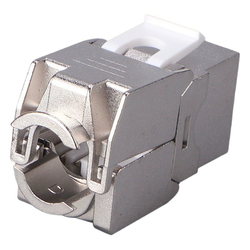 10 гигабит CAT7 ультра-пять ультра-шесть сетевых модулей цинковый сплав шесть класс семь экранирующий модуль без перфорации на 180 градусов