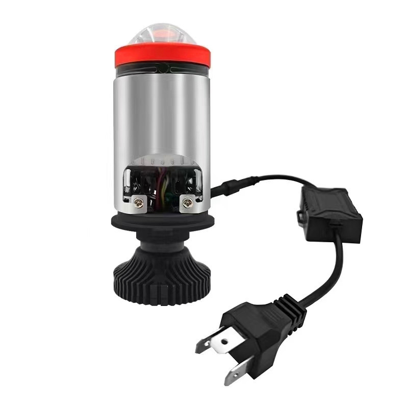 3.0LED lente de doble luz versión reducida de luz alta y corta integración de lente de doble luz H4 instalación no destructiva actualización no destructiva