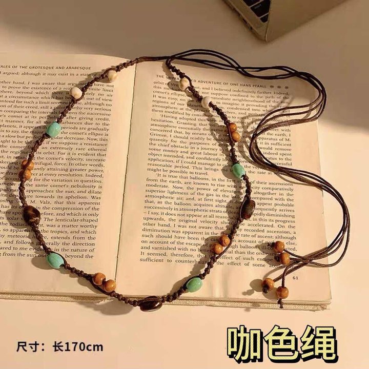 波西米亚度假风腰带女复古民族风手工编织腰链配饰百搭高级感腰绳|undefined