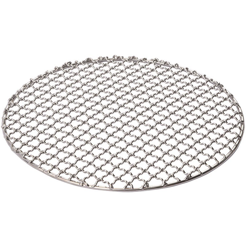 Сетка для барбекю Круглая решетка для барбекю из нержавеющей стали в Корейском стиле коммерческий древесный уголь огонь Толстая сетка для барбекю гриль для барбекю