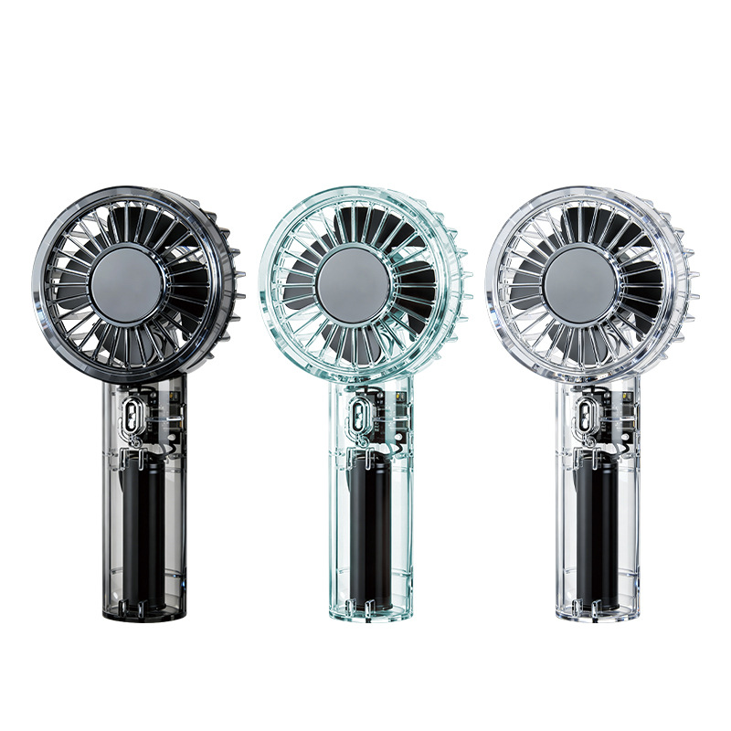 Mini ventilador portátil portátil de larga duración USB recargable pequeño ventilador de escritorio al aire libre