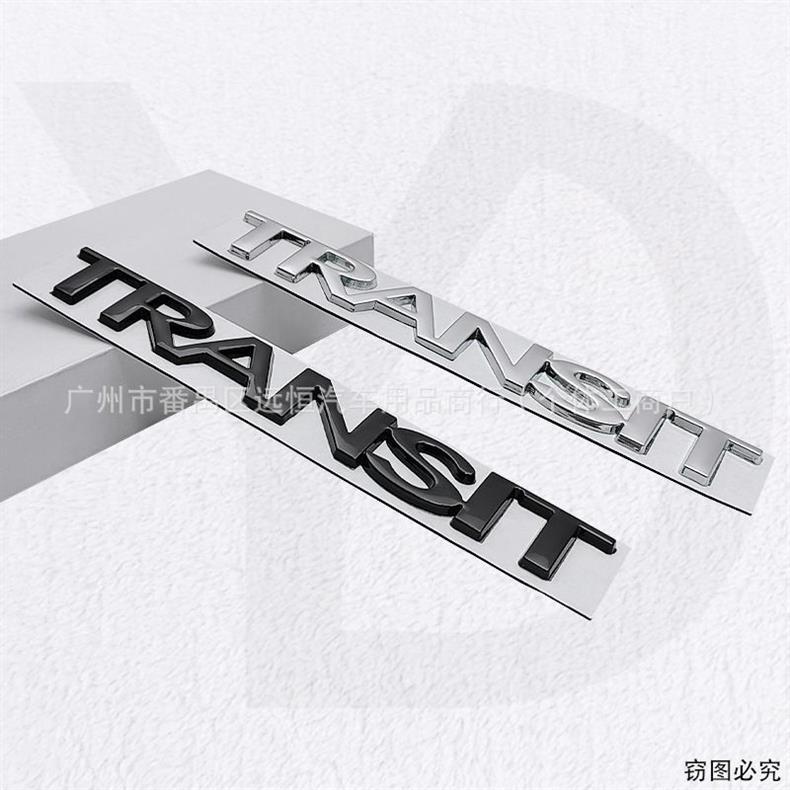 Suitable for Jiangling Transit new generation vehicle door badge TRANSIT car tailgate label metal English label