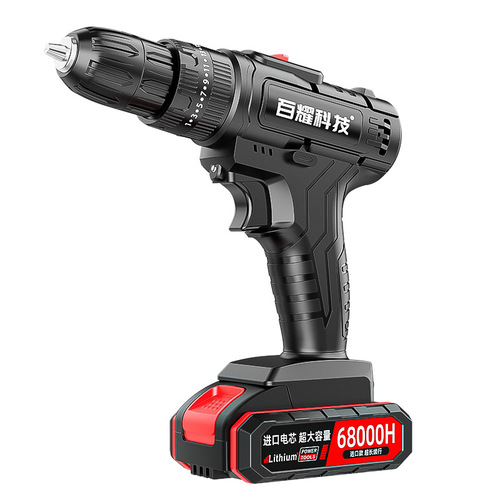 Wholesale multi-functional lithium battery charger drill screwdriver electric handheld drill impact drill driver home drill battery