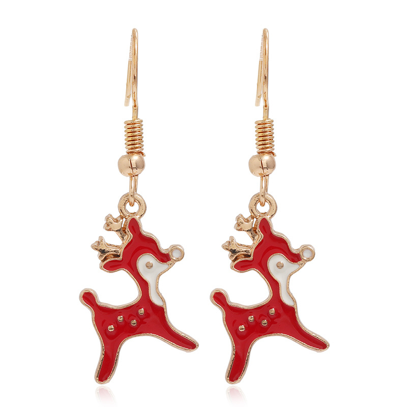 Fashion Christmas Tree Santa Claus Alloy Plating Women's Drop Earrings 1 Pair display picture 30