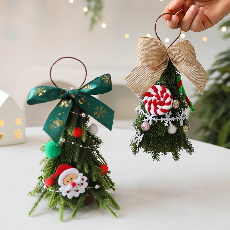 DIY-Weihnachtsornament-Set im Cartoon-Stil – 21 cm große Hängedekoration aus PE (Schneeflocken- und Weihnachtsmannmotive, Großpackung für Zuhause und Einzelhandel)_voghion.com