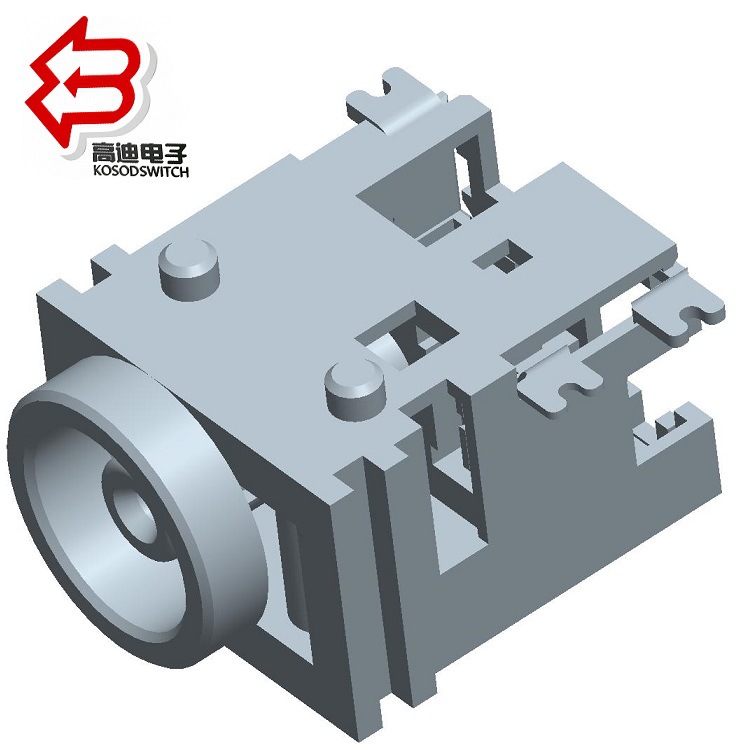 小孔DC插口三脚 批发计算机贴片DC插座 电脑 小型DC母座芯1.1