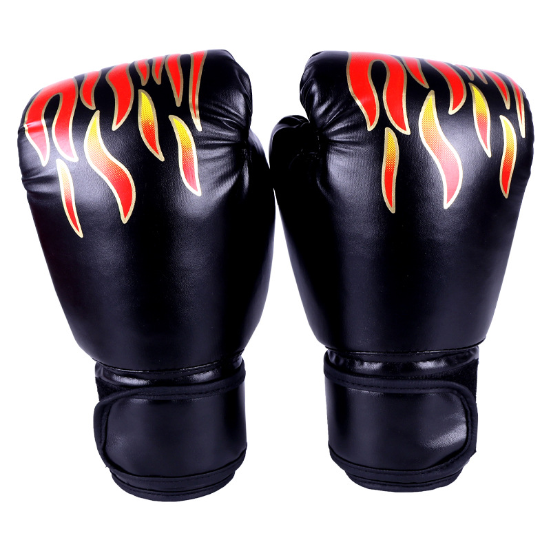 Guantes de boxeo de PU, para adultos y niños, equipo de protección para taekwondo, Sanda y lucha