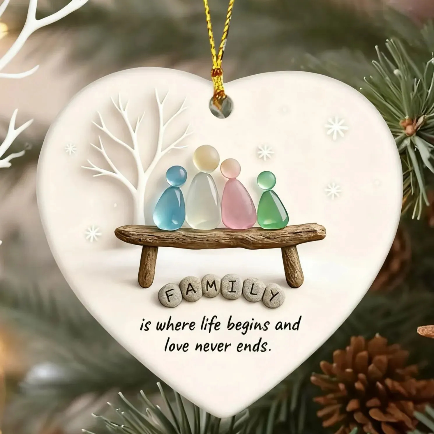Nuevos productos transfronterizos de fondo blanco plano amistad de Navidad acrílico decoración de automóviles colgante amor Santa colgante