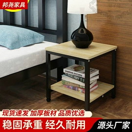铁艺/钢木床;棕榈弹簧床垫;床头柜