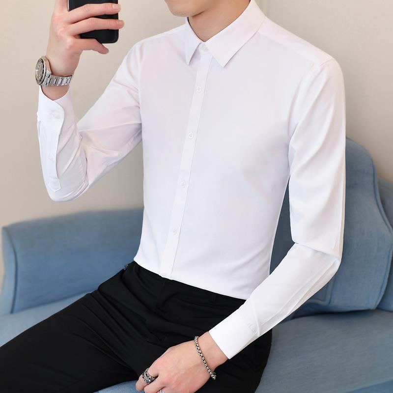 Camisa blanca manga larga