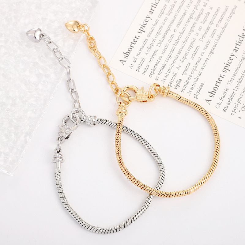 Panjia basic bracelet adjustable bracelet fashion simple bracelet detachable DIY bracelet unisex style Panjia basic bracelet adjustable bracelet fashion simple bracelet detachable DIY bracelet unisex style