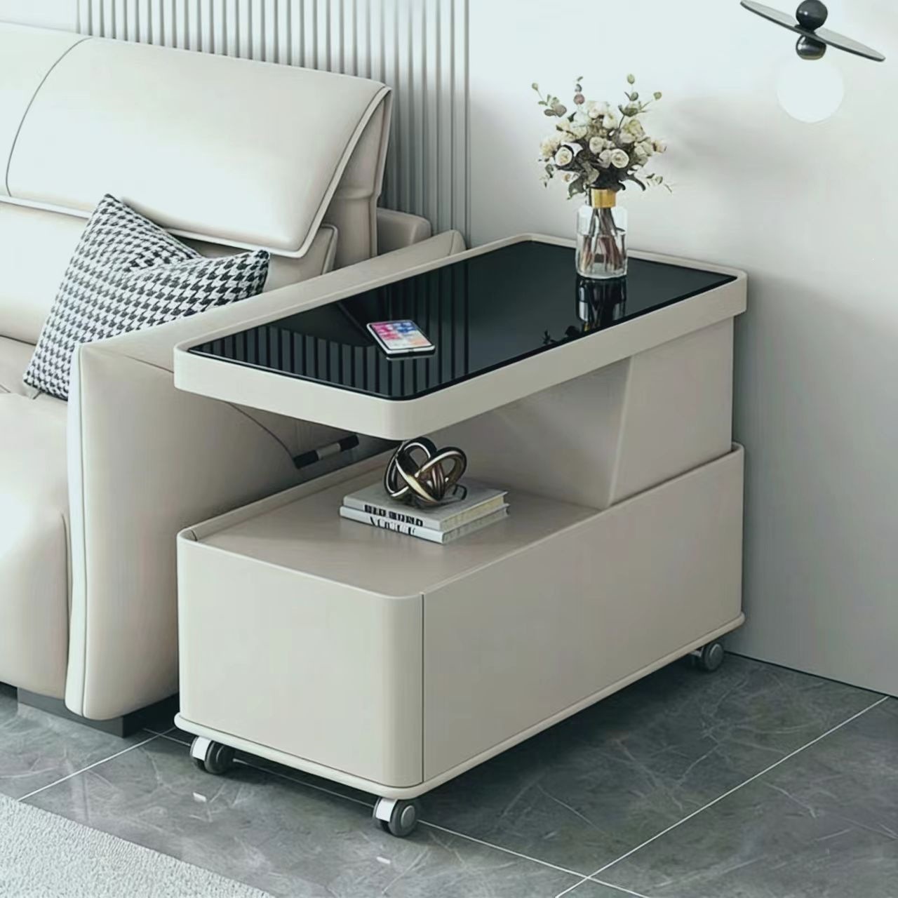 Light gray (length 80x width 40x height 63cm)