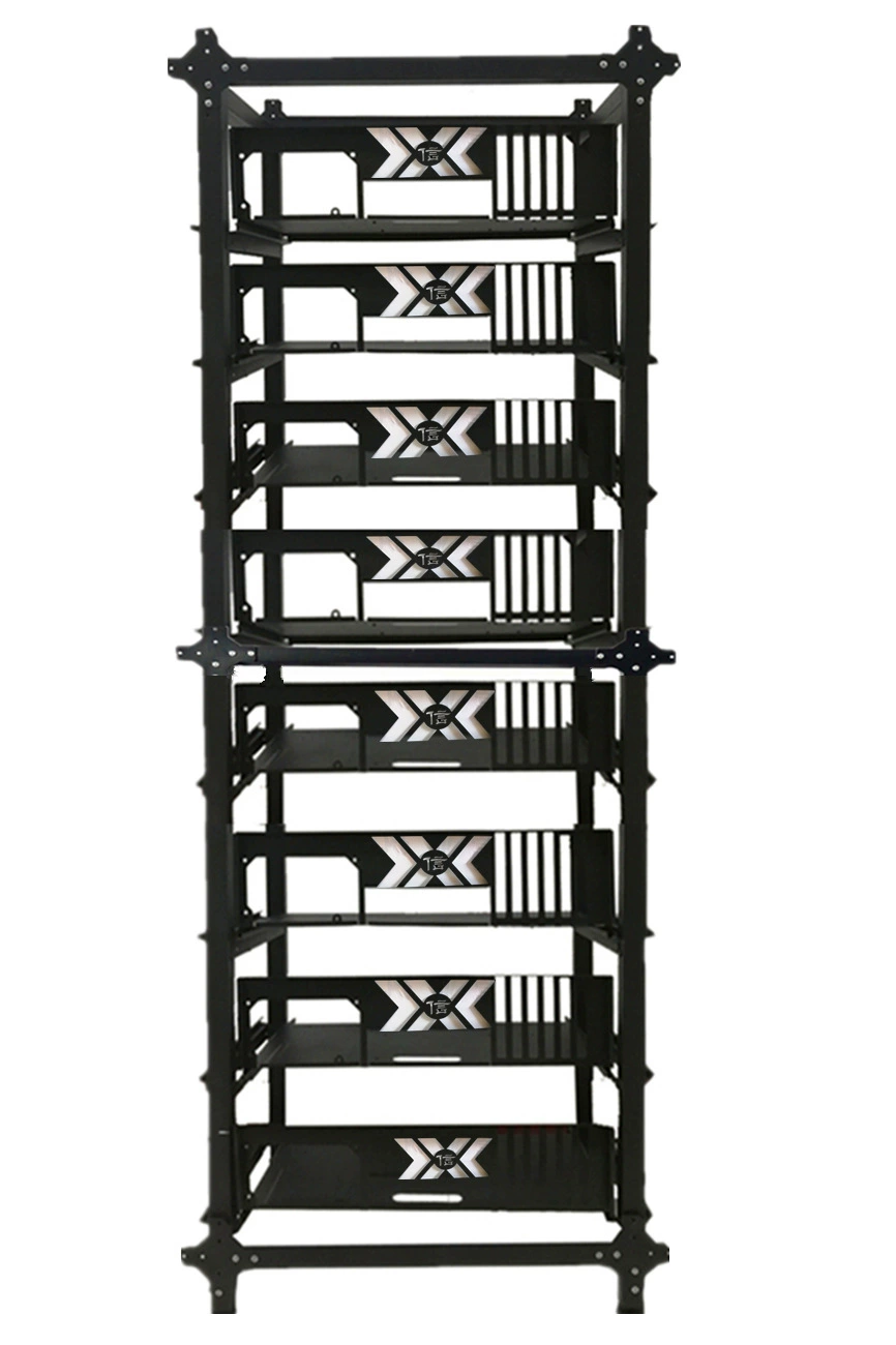 Open rack itx equipment dual-way chassis studio rack switching game room