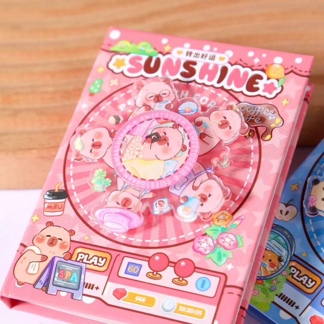 Transferencia creativa de páginas de color de bolsillo cuaderno de notas de alto valor de la cara regalo de los estudiantes primarios recompensas mini cuaderno
