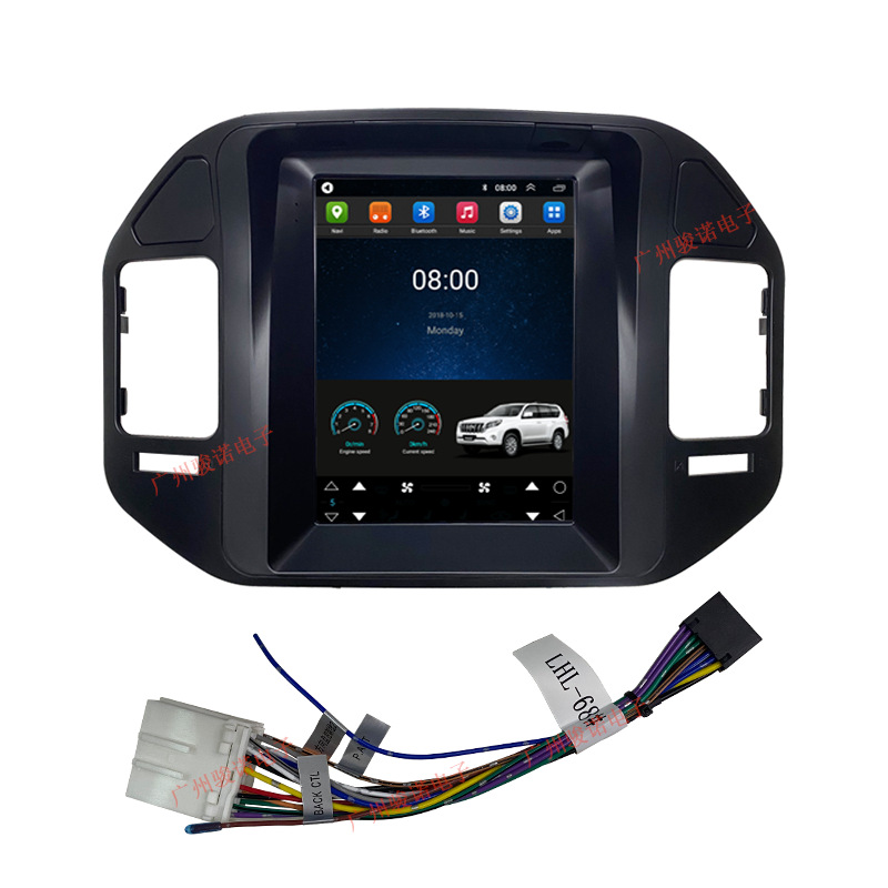 Suitable for Mitsubishi Pajero 04-11 vertical screen vehicle, central control GPS navigation Bluetooth multimedia player 2