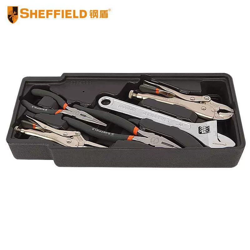 Steel Shield S025029 Набор из 5 предметов: разводные ключи, разводные ключи, комбинация мощных плоскогубцев, инструменты Steel Shield, аппаратные инструменты