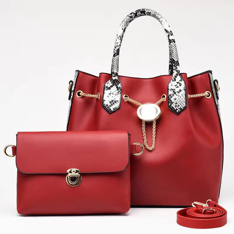 Women's Handbag Set Versatile Crocodile Pattern Bag For Ladies_voghion.com
