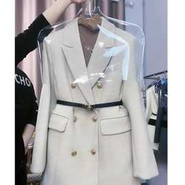 春款新款女装高级感加厚法式小香风白色西装外套秋冬Z10933