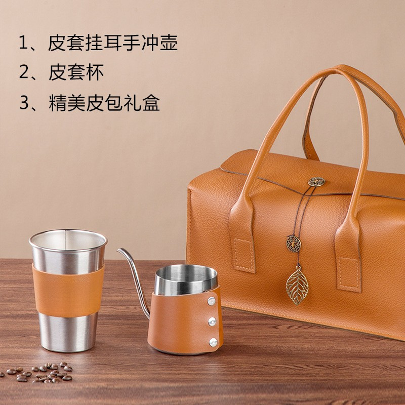 Cafetera Artesanal como Regalo Empresarial para Clientes, Cafetera Artesanal de Lujo Ligero para Mocha, Regalo Promocional