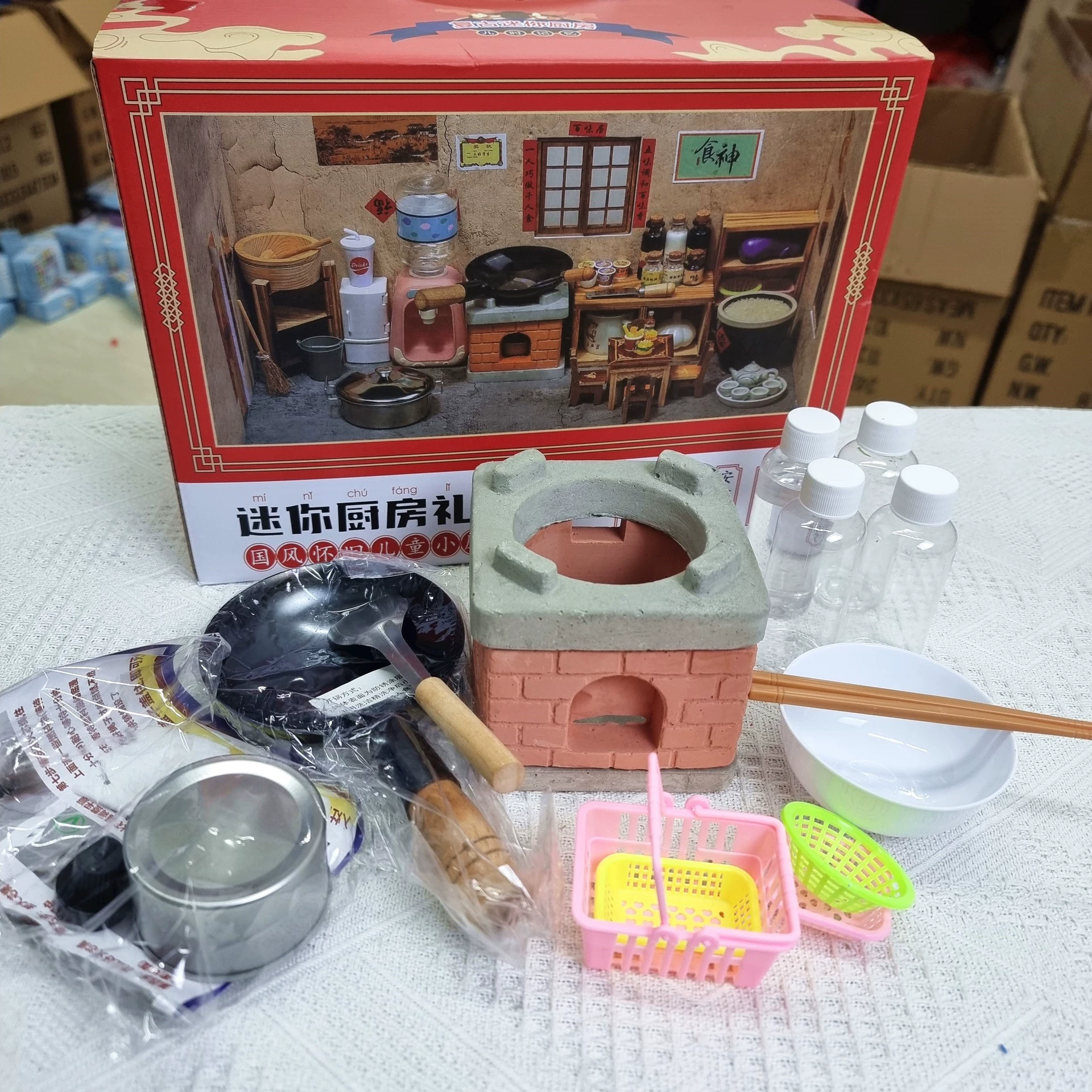 Small kitchen, toy, kitchenware, realistic children's set, full set, internet celebrity