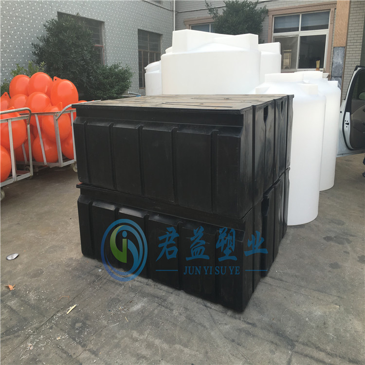 江苏塑料浮箱 滚塑浮箱 码头浮箱1380*1180*550