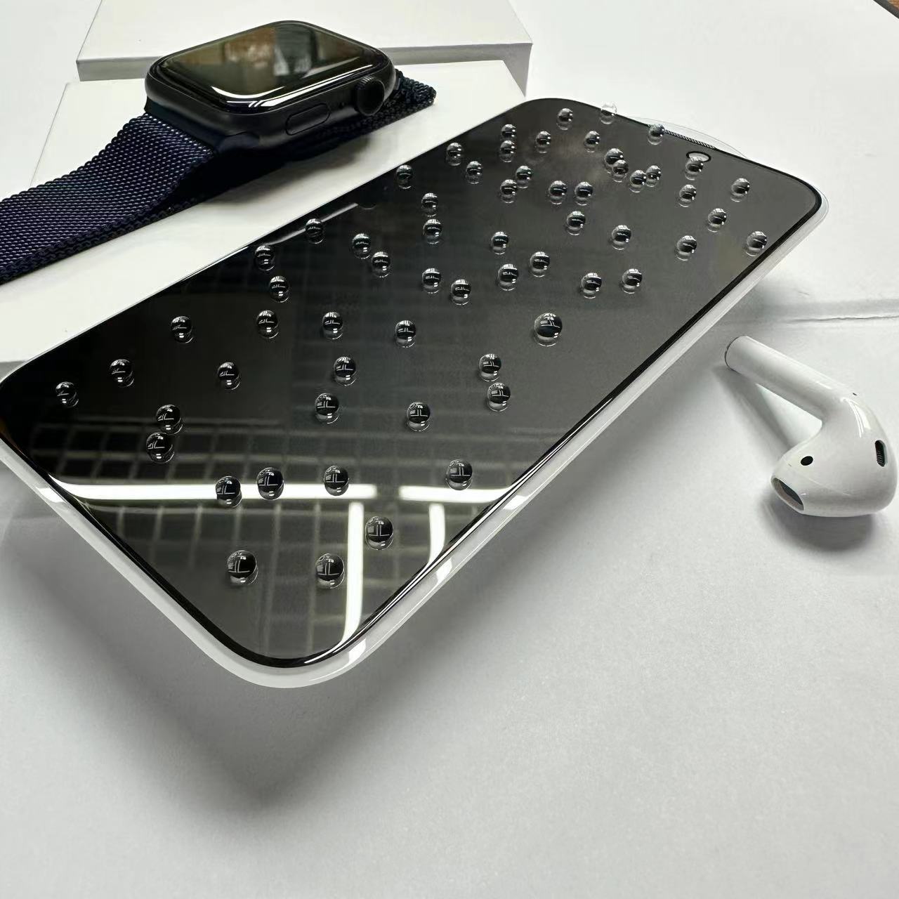 Adecuado para iPhone15 templado película de protección fina esmerilado alta transparencia iPhone15Pro pantalla de seda HD 2.5D película