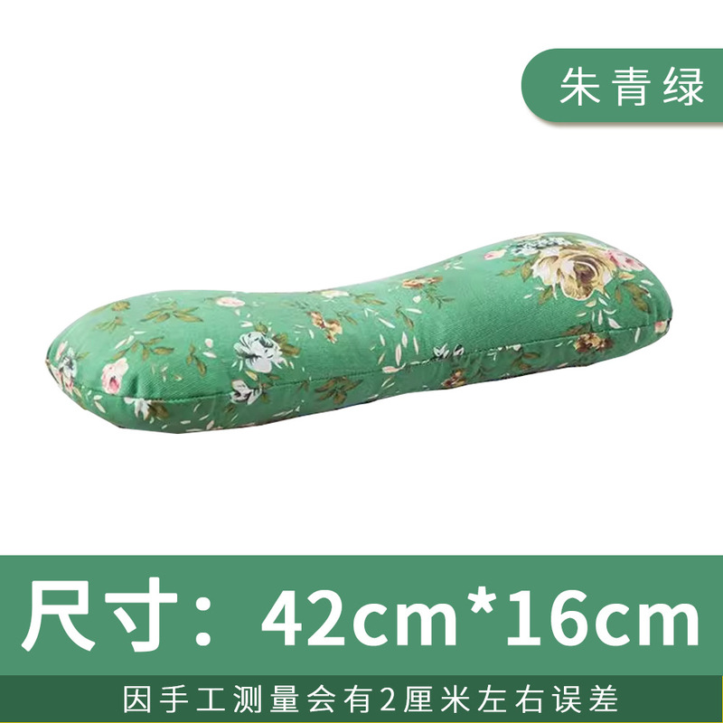 艾草颈椎枕头护颈枕艾绒艾叶护颈专用颈椎骨头枕粗布贴合纯艾批发|undefined