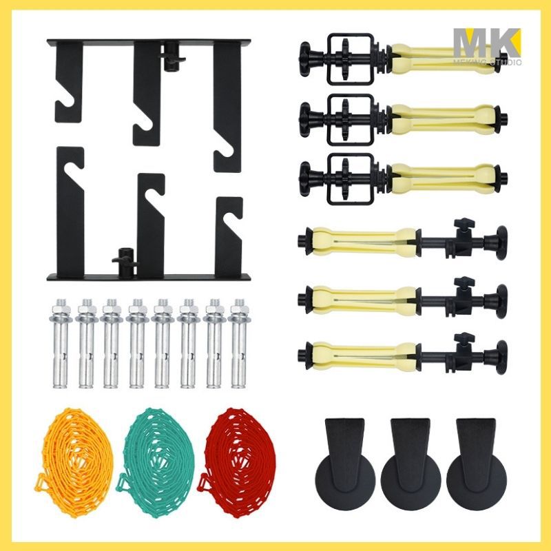 Profesional de tres ejes de fotografía manual de fondo levantador de eje mano tirar soporte de fondo del eje del obturador marco de fondo equipo de fotografía