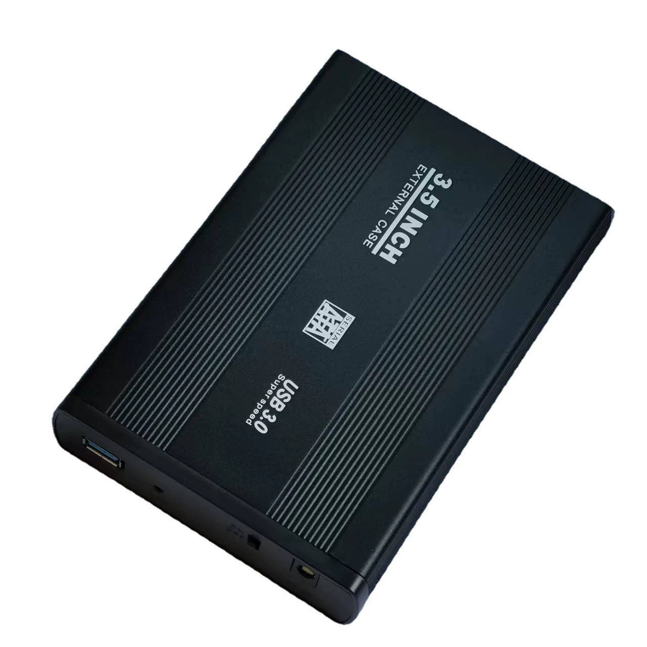 Настольный корпус из алюминиевого сплава DC12V, блок питания 3,5 дюйма SATA, USB3.0, корпус для жесткого диска