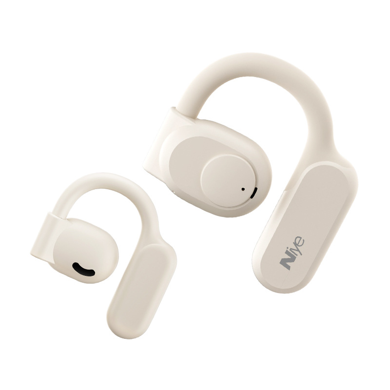 Niye nuevo H10 oído inalámbrico Clip-on de un solo oído auriculares Bluetooth 5,3 ultra-larga resistencia espera reducción de ruido Deportes