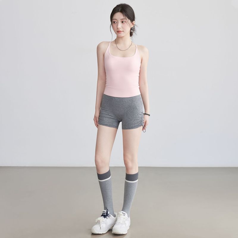 瑜伽服背心女跑步运动文胸无袖美背一体式普拉提健身运动内衣批发|undefined