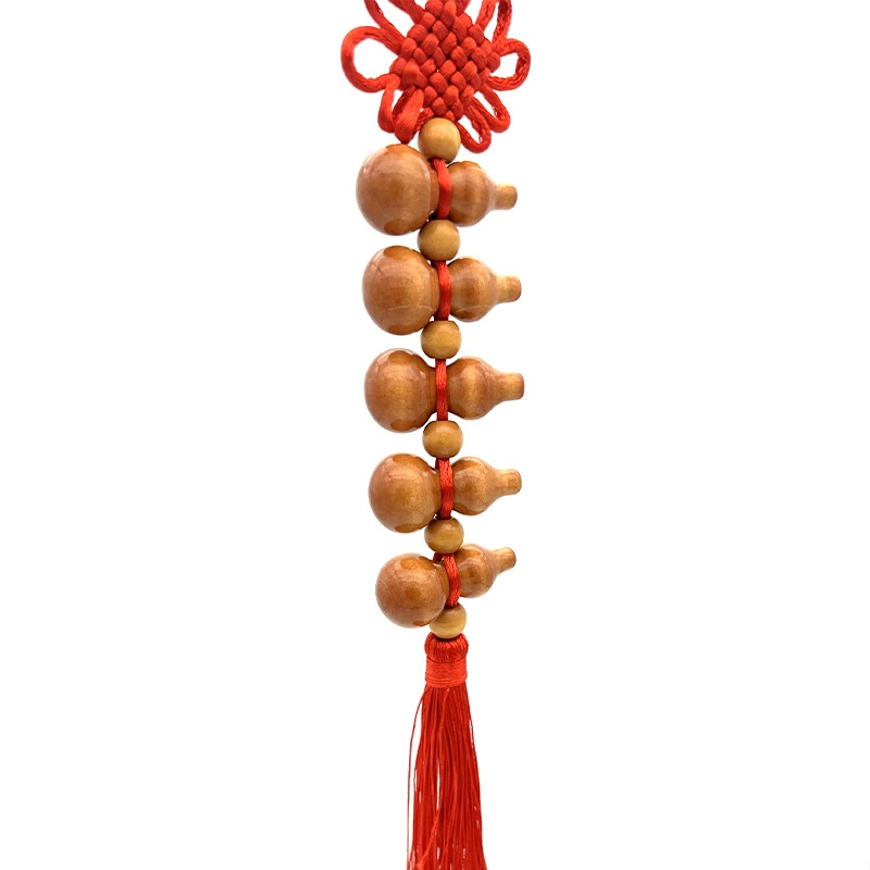 Premium Five Happiness gourds pendant 1 piece - 10 gourds Chinese knot home decor car pendant popular at scenic spots wholesale