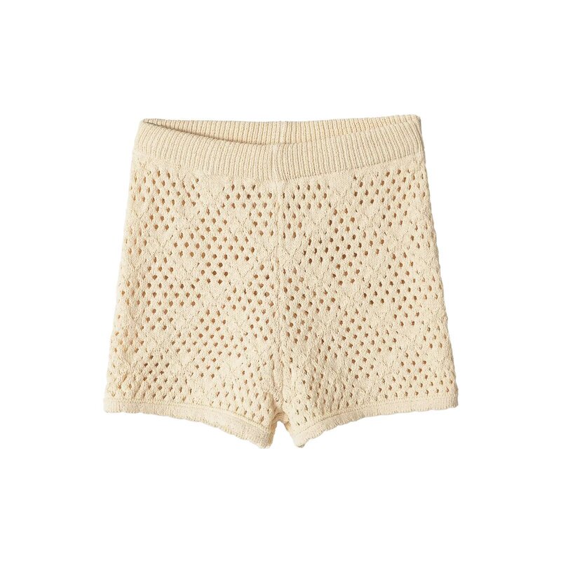 Foreign Trade Cross-Border Wholesale 2026 Spring/Summer New Casual Women's Crochet Tops and Shorts Foreign Trade Cross-Border Wholesale 2026 Spring/Summer New Casual Women's Crochet Tops and Shorts