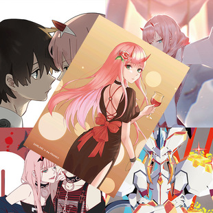 National team poster DARLING in theFRANXX 02 animation dormitory animation surrounding wallpaper wall mural