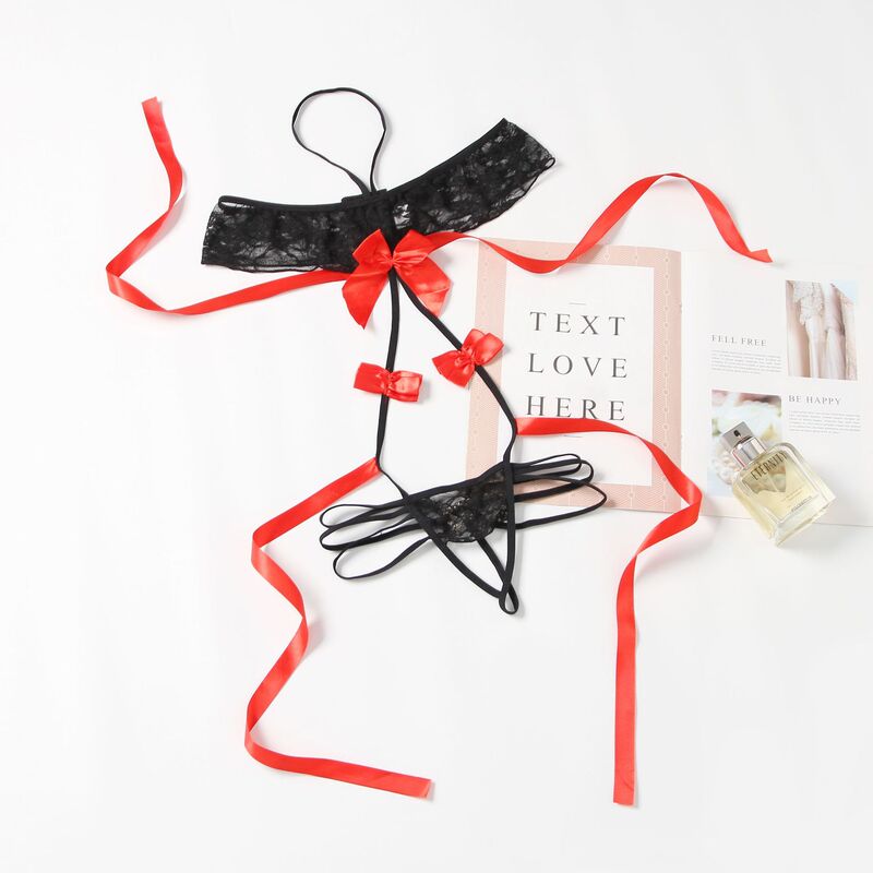 Cross-Border European and American Women's Sexy Lace Bodysuit Summer Thin Erotic Pajamas Aliexpress Foreign Trade Supply