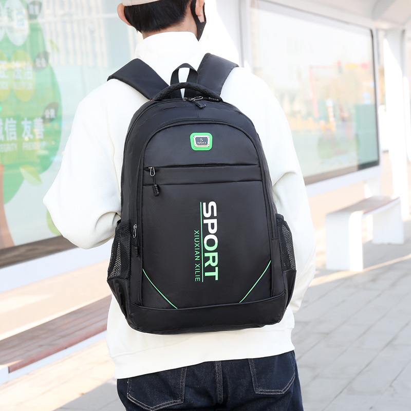 Bolsos de hombro para hombres de gran capacidad, mochilas de computadora para viajes de ocio, mochilas para estudiantes de secundaria, estudiantes de secundaria, estudiantes universitarios