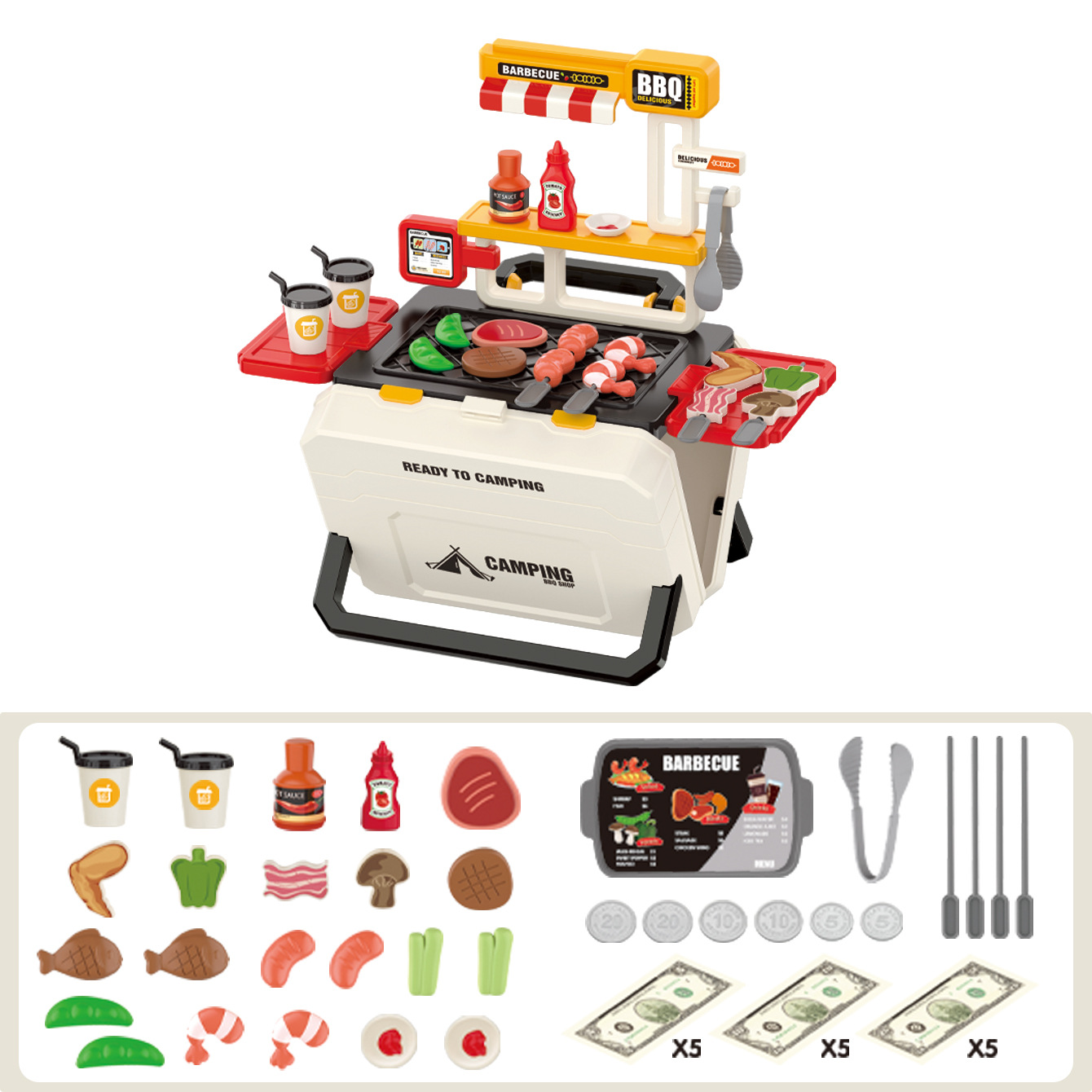 Combinación de barbacoa (caja blanca / inglesa)