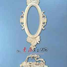 欧式实木门花 木花 实木雕刻 护墙板 背景墙橱柜贴花角花配套装饰