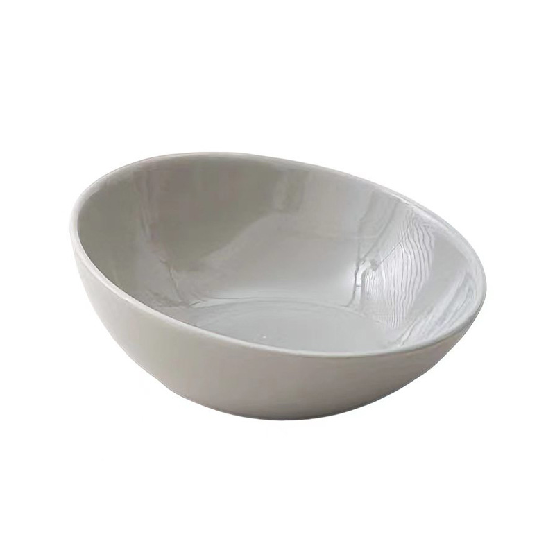 대형 경사그릇 18.3cm [밝은 회색]